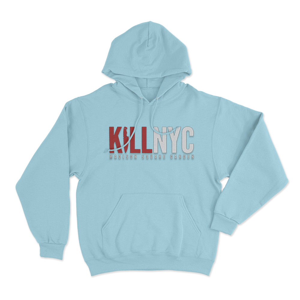Kill NYC Unisex Hoodie Sky Blue Kill NYC Unisex Hoodie Sky Blue