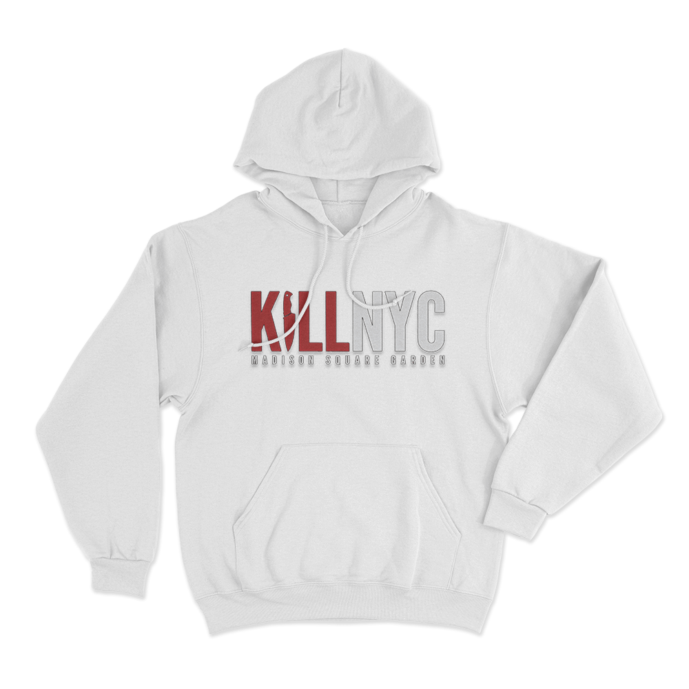 Kill NYC Unisex Hoodie White Kill NYC Unisex Hoodie White