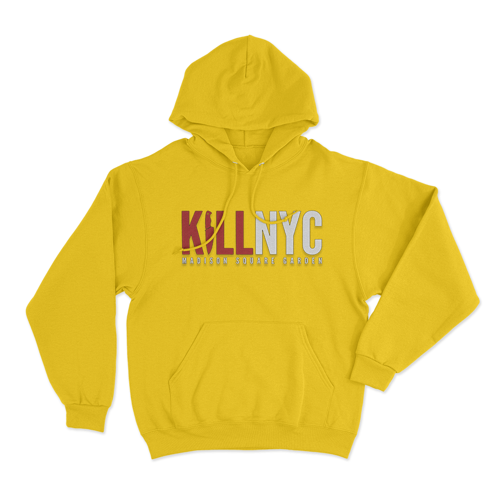 Kill NYC Unisex Hoodie Yellow Kill NYC Unisex Hoodie Yellow