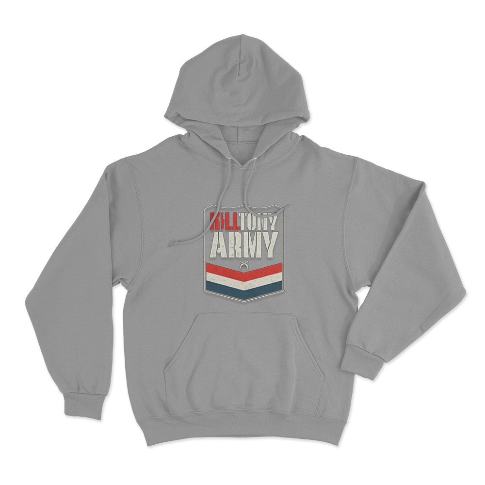 Kill Tony Army Unisex Hoodie Grey Kill Tony Army Unisex Hoodie Grey