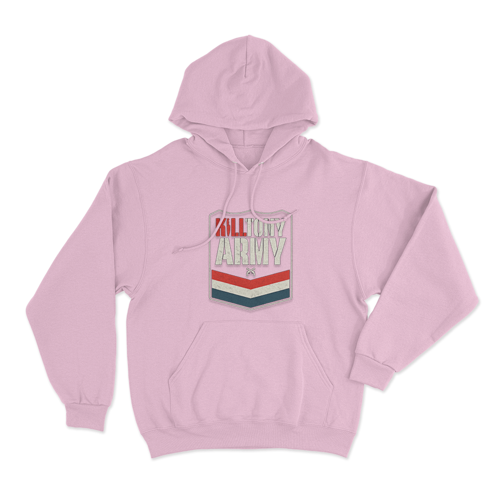 Kill Tony Army Unisex Hoodie Pink Kill Tony Army Unisex Hoodie Pink