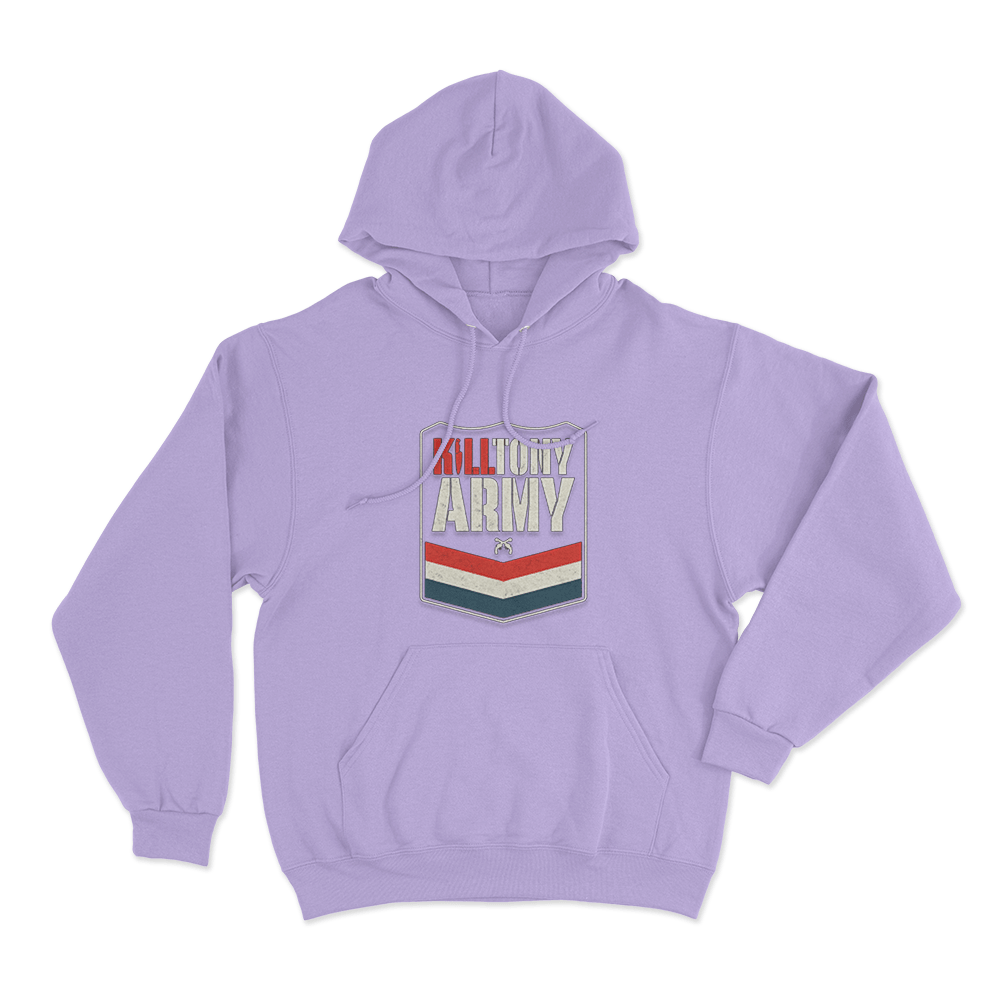 Kill Tony Army Unisex Hoodie Purple Kill Tony Army Unisex Hoodie Purple