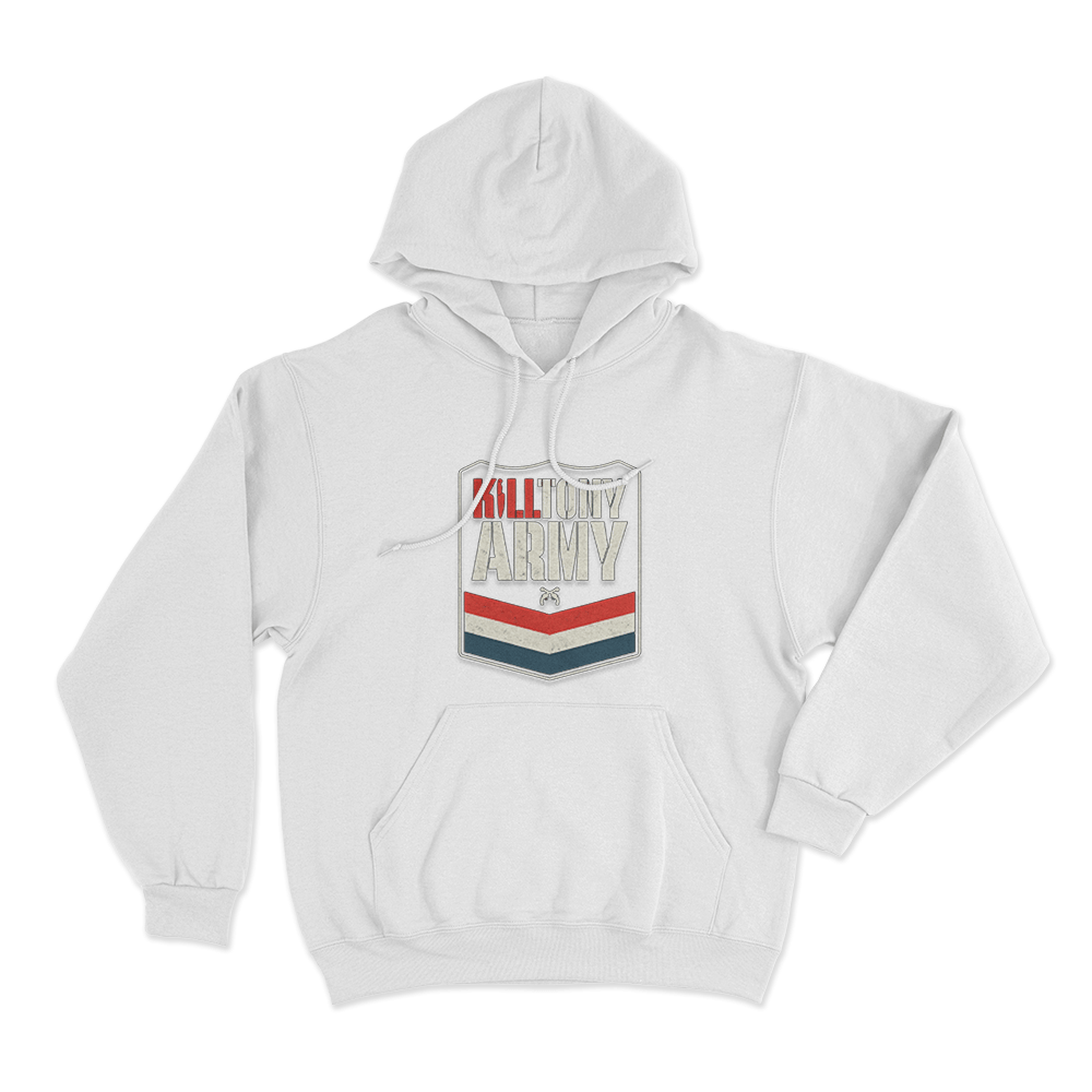 Kill Tony Army Unisex Hoodie White Kill Tony Army Unisex Hoodie White