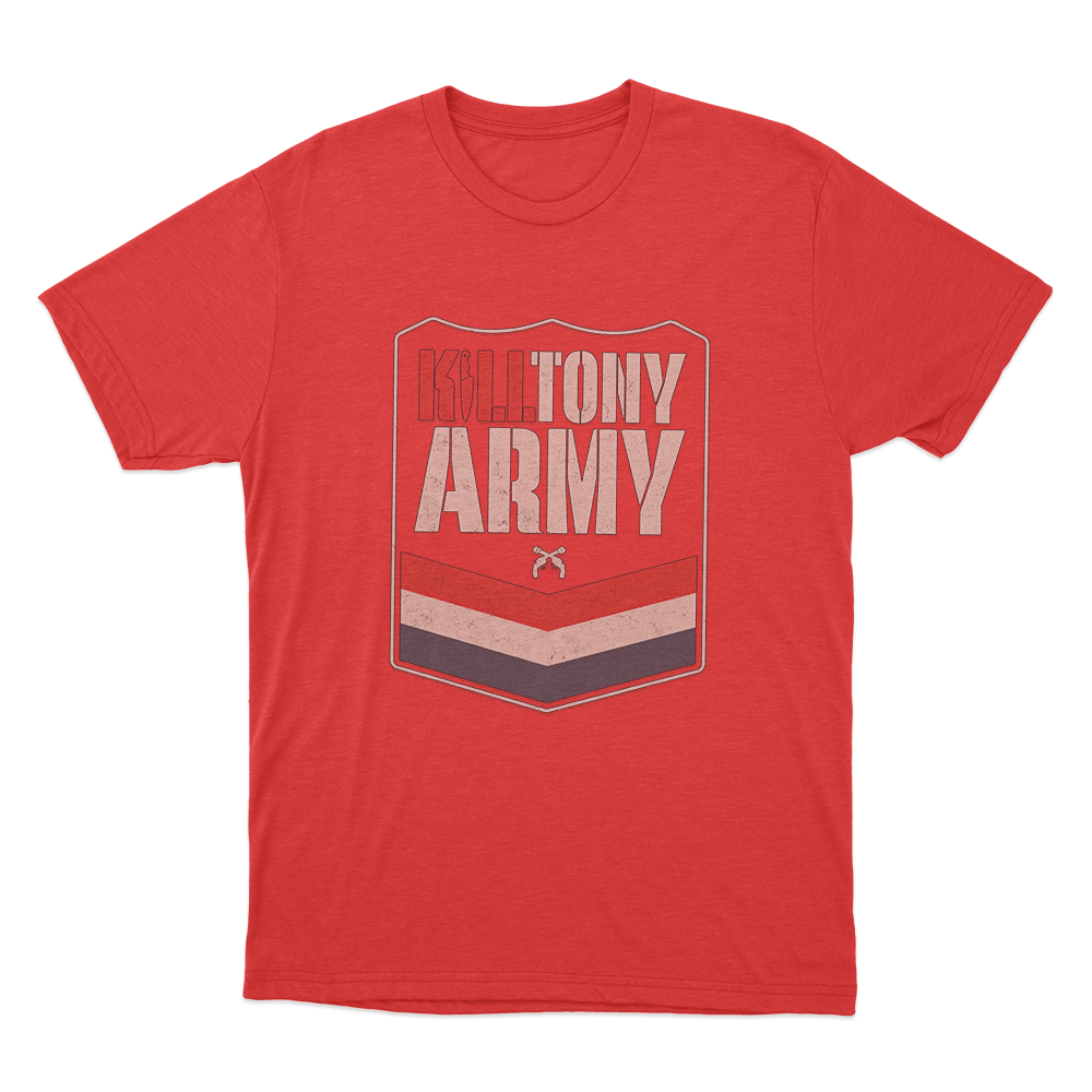 Kill Tony Army Unisex T Shirt Red Kill Tony Army Unisex T Shirt Red