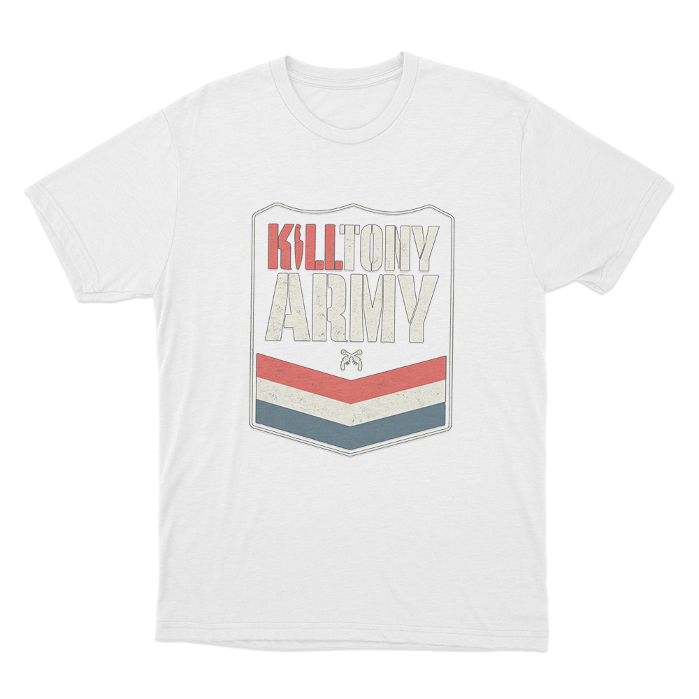 Kill Tony Army Unisex T Shirt White Kill Tony Army Unisex T Shirt White