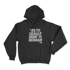 Redban Quote Unisex Hoodie Black