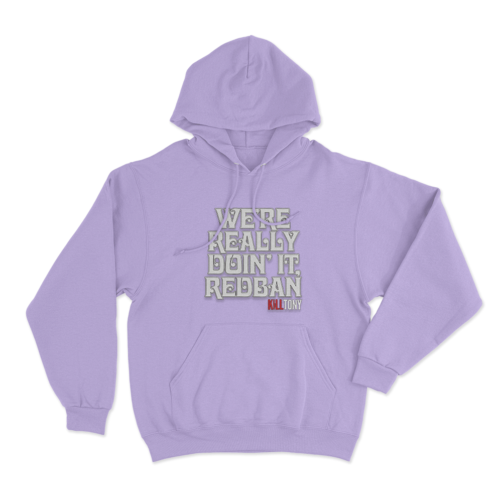 Redban Quote Unisex Hoodie Purple Redban Quote Unisex Hoodie Purple